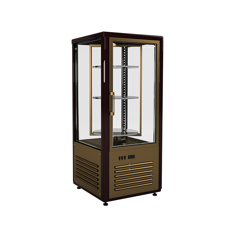 Кондитерская витрина Carboma D4 VM 120-2 (R120Cвр Сarboma Люкс, 1/2, INOX) LATIUM
