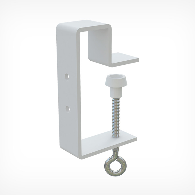 Струбцина с двумя отверстиями и отгибом CLAMP HOLE-L EPG